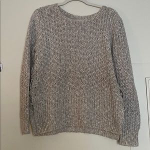 Lucky Brand Knit Sweater with Split Sides